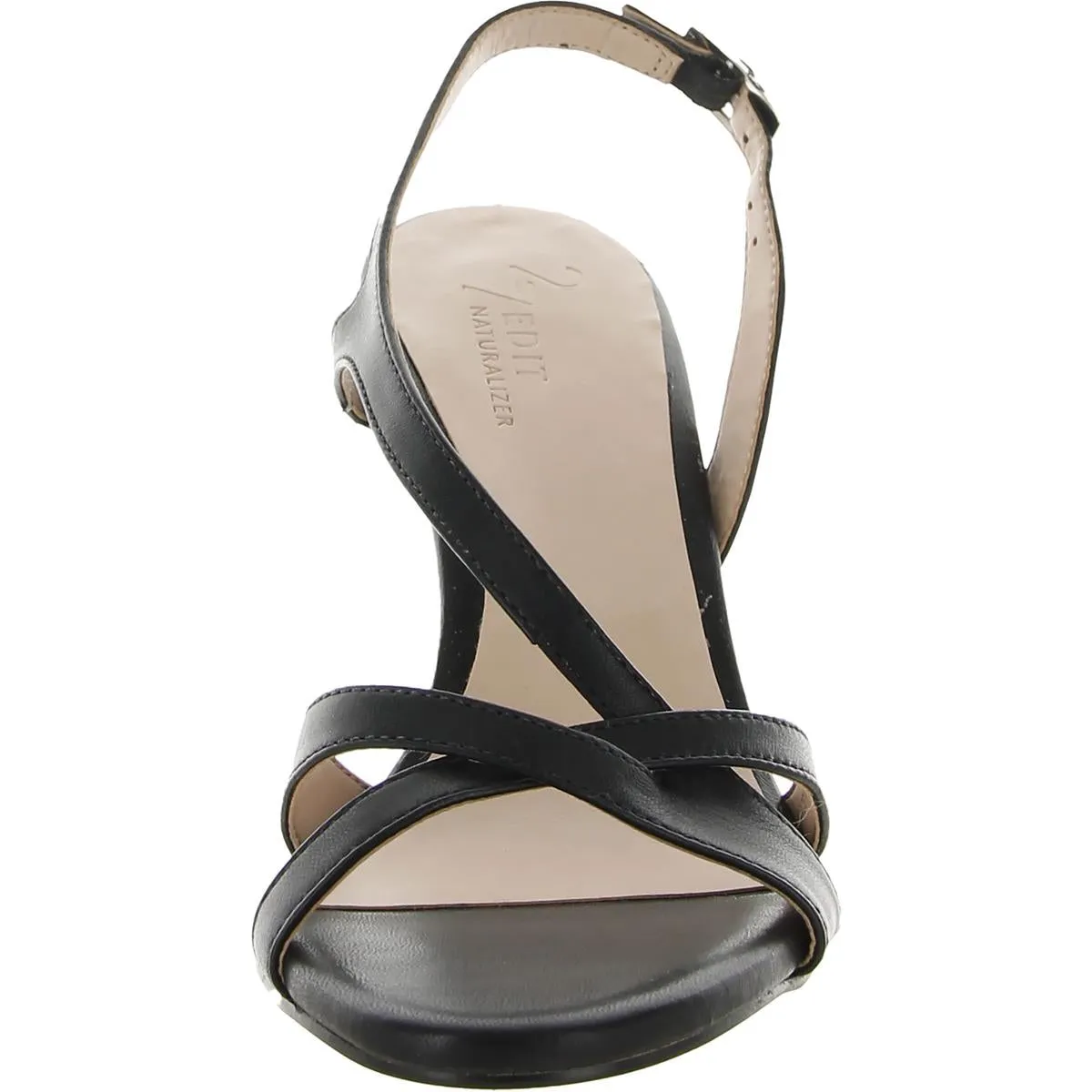 27 Edit Womens Vanity Leather Strappy Heels