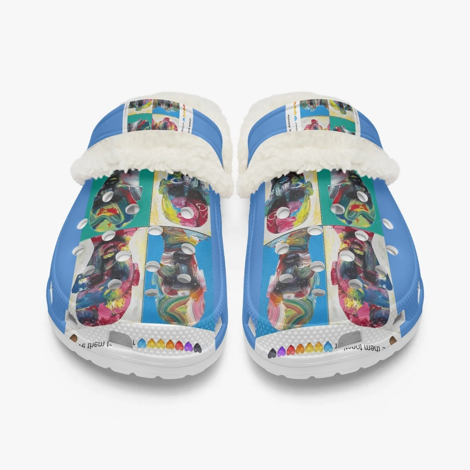 475.Rachvid wears Lined All Over Printed Clogs