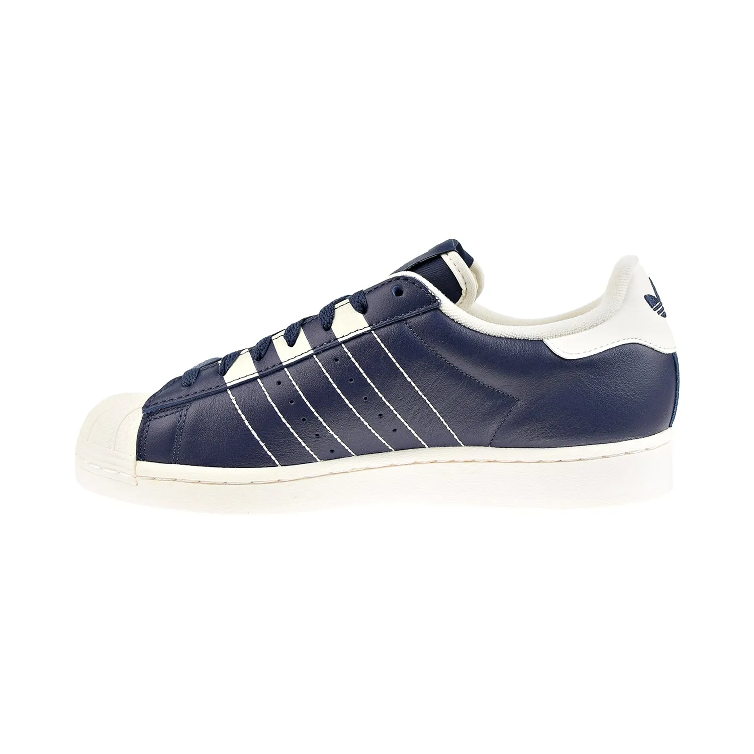 Adidas Men's Superstar Shoes Navy-White