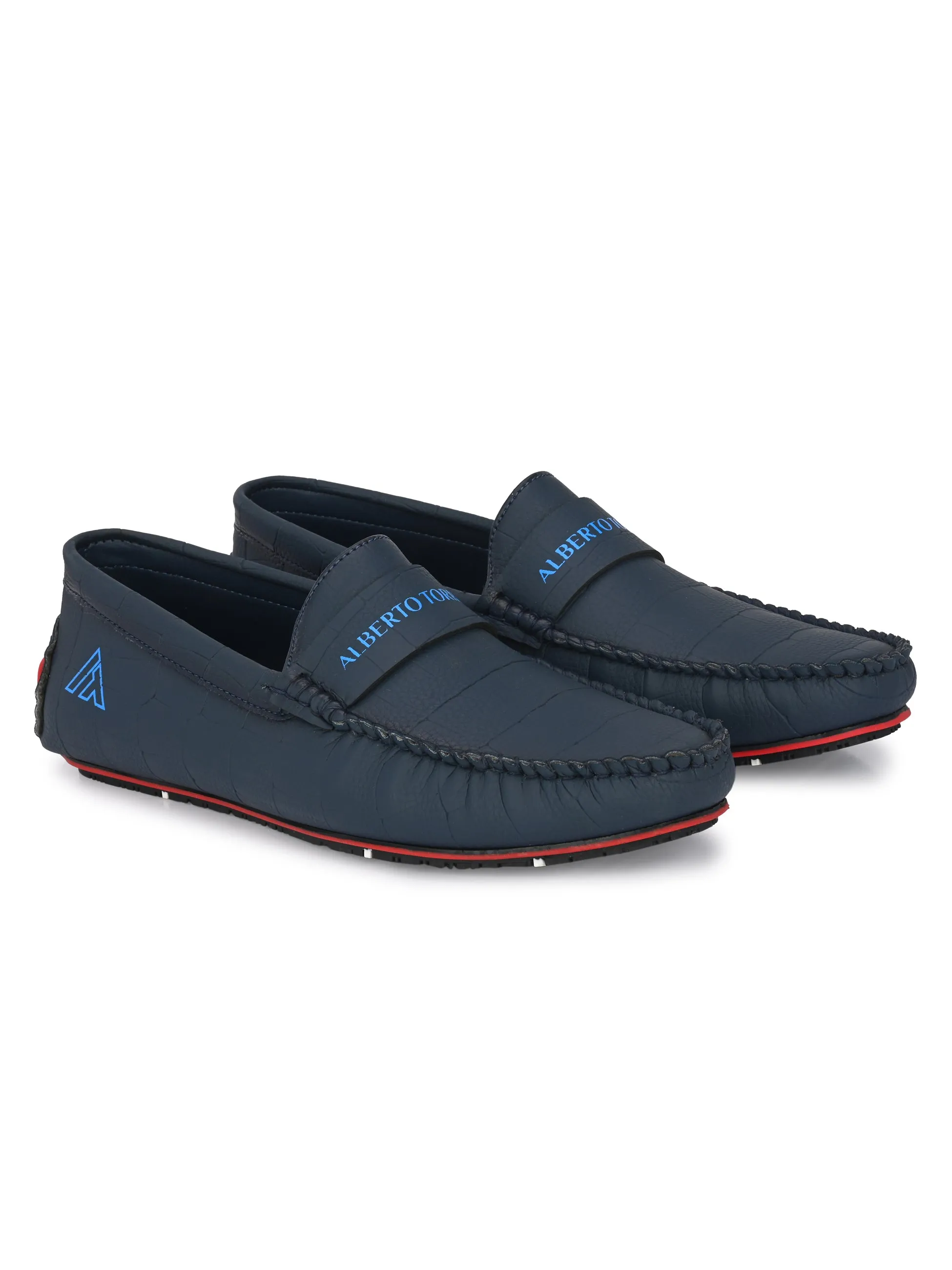 Alberto torresi Synthetic Navy Casual Loafers