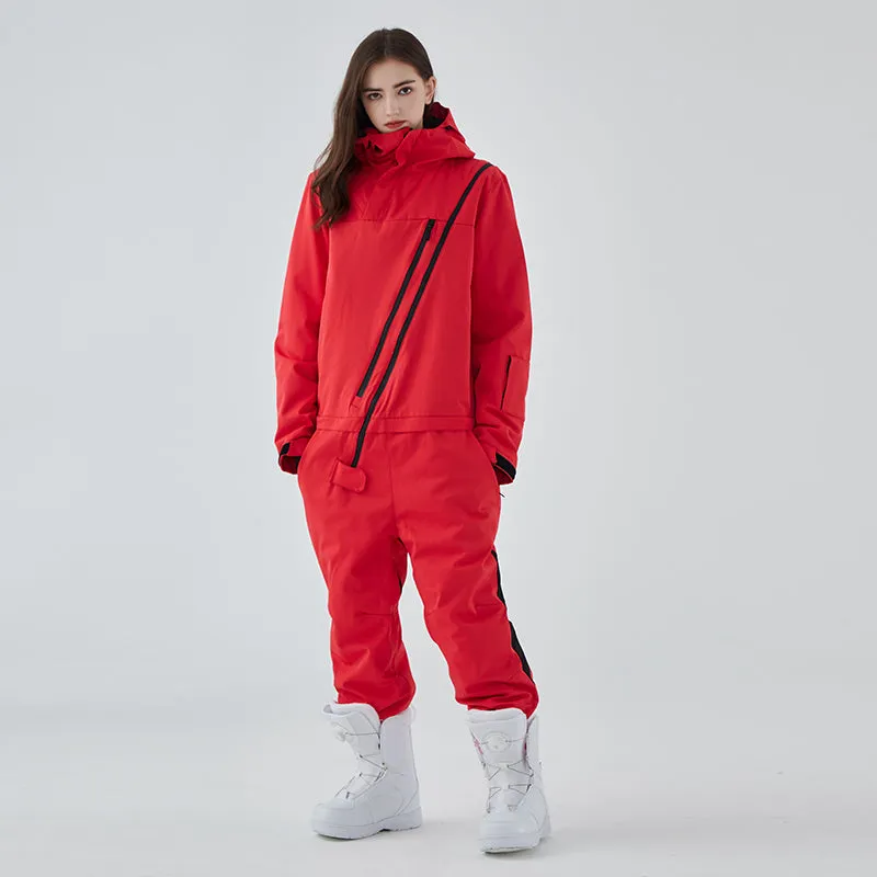 Ashore Ski Shop ski suit men's and women's one-piece single-board Waterproof Ski Jumpsuits