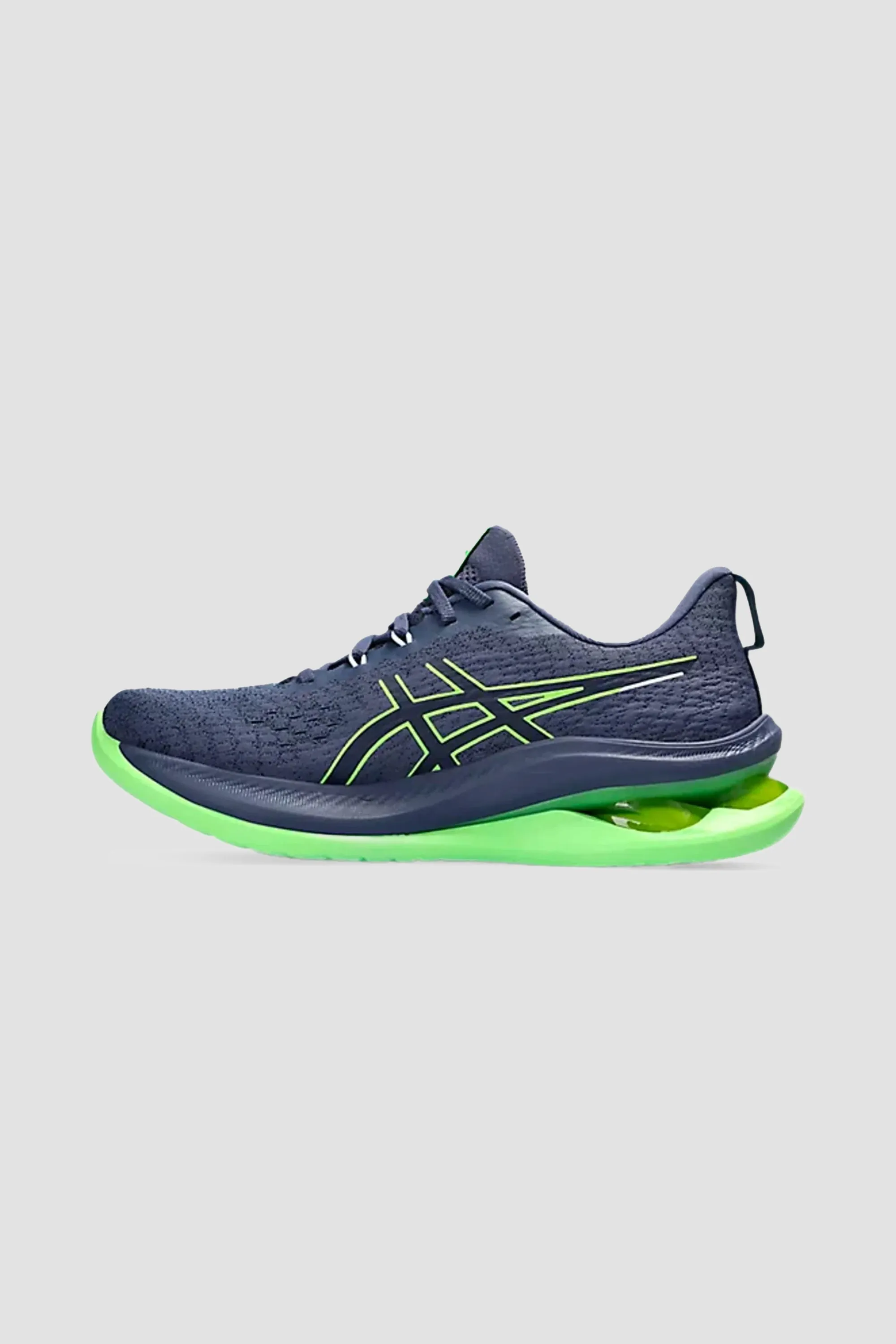 ASICS Men's Gel-Kinsei Max Sneaker in Thunder Blue/Electric Lime