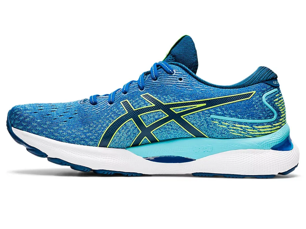 ASICS Men's GEL-NIMBUS 24 (Lake Drive/Hazard Green)