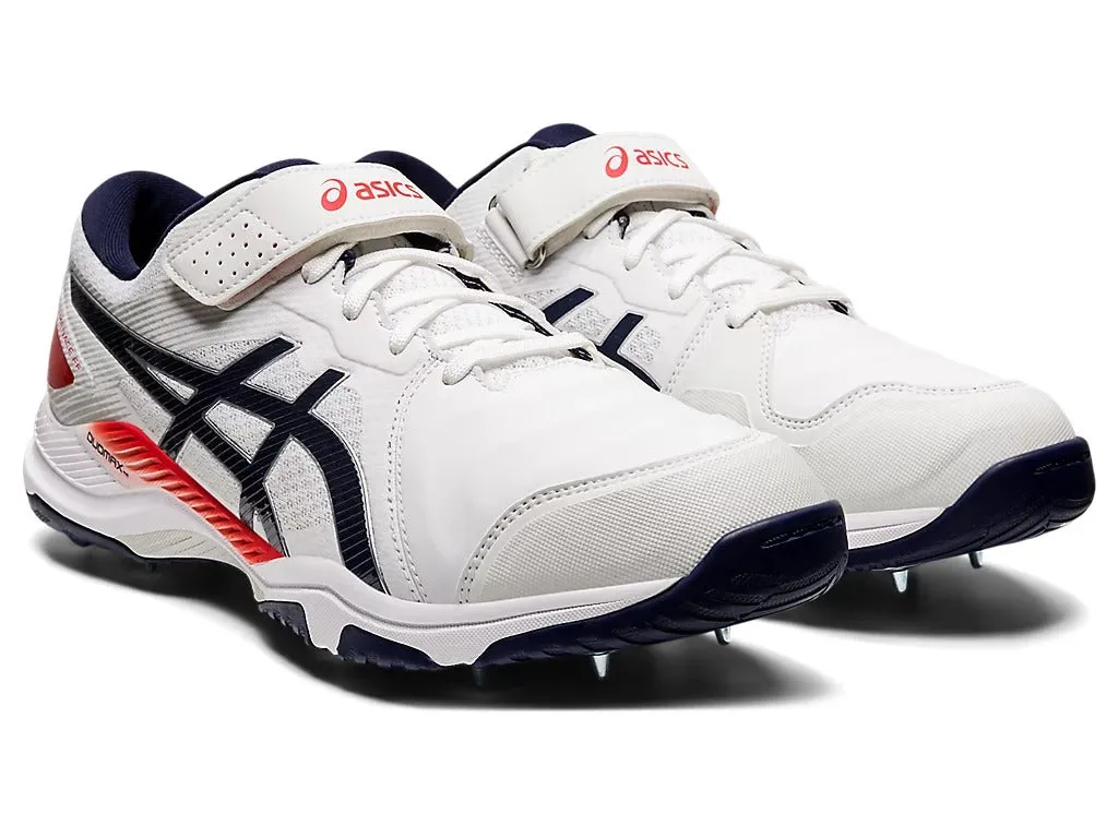 Asics Speed Menace FF Men's Cricket Shoe - White/Peacoat