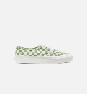 Authentic LX Checkerboard Mens Skate Shoe - Green/White