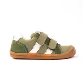 Barefoot Shoe Velcro Napa - Denis Napa Olive