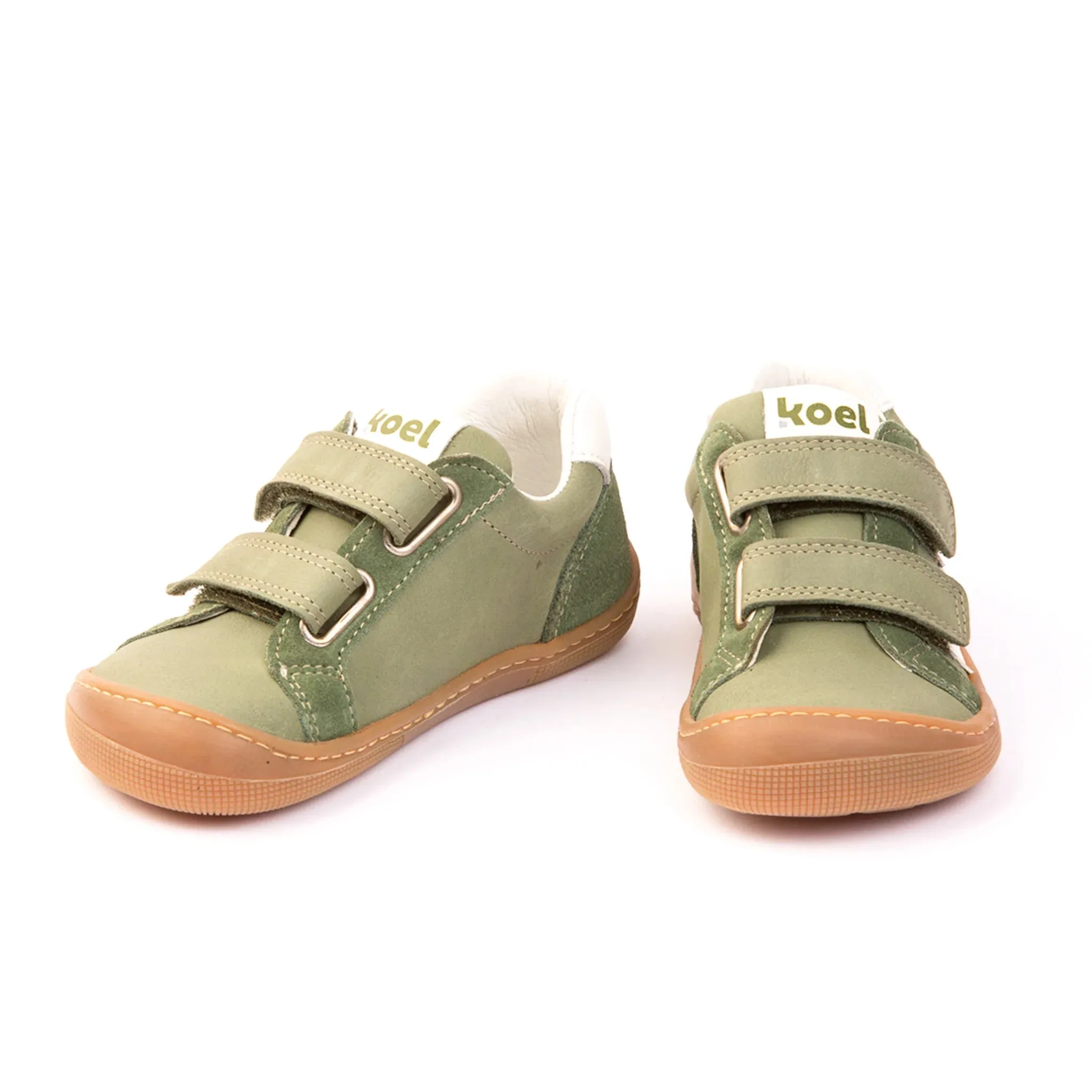 Barefoot Shoe Velcro Napa - Denis Napa Olive