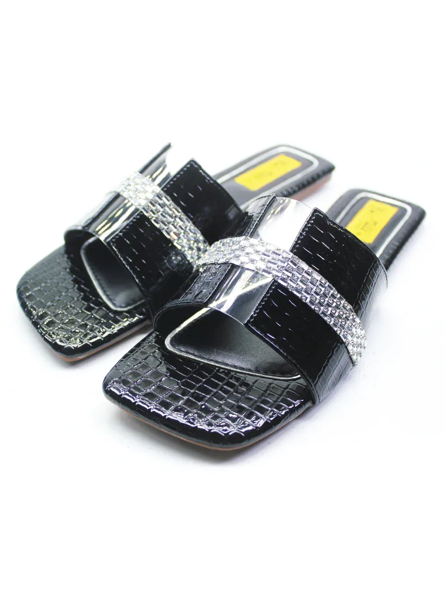 Black Casual Slipper