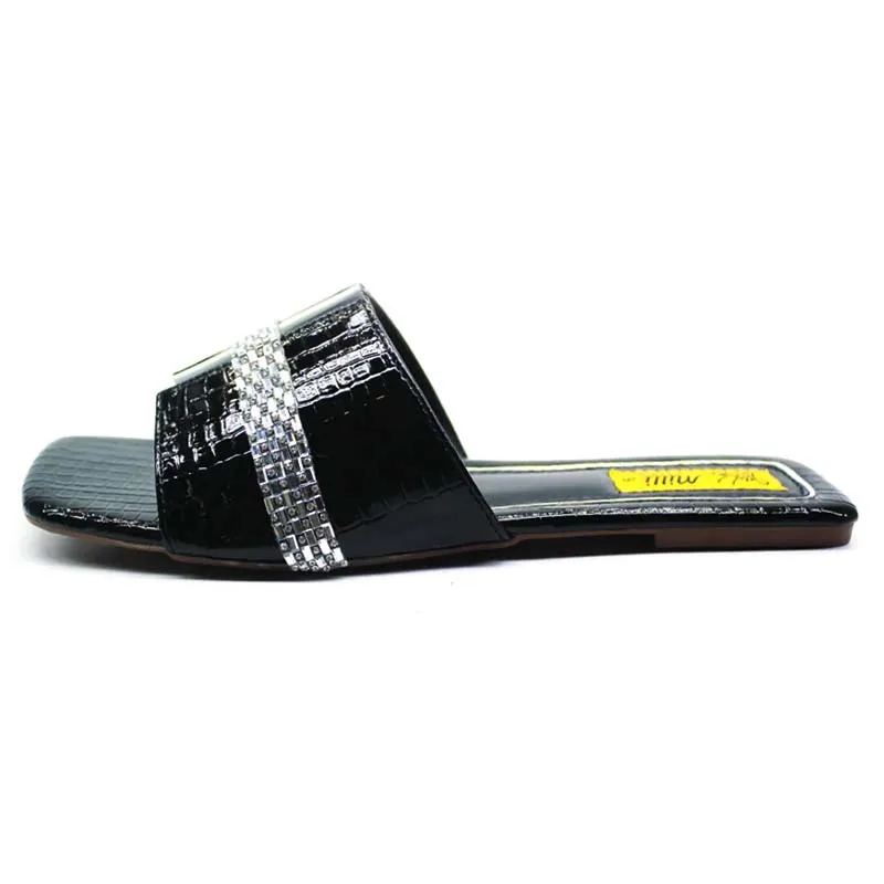 Black Casual Slipper