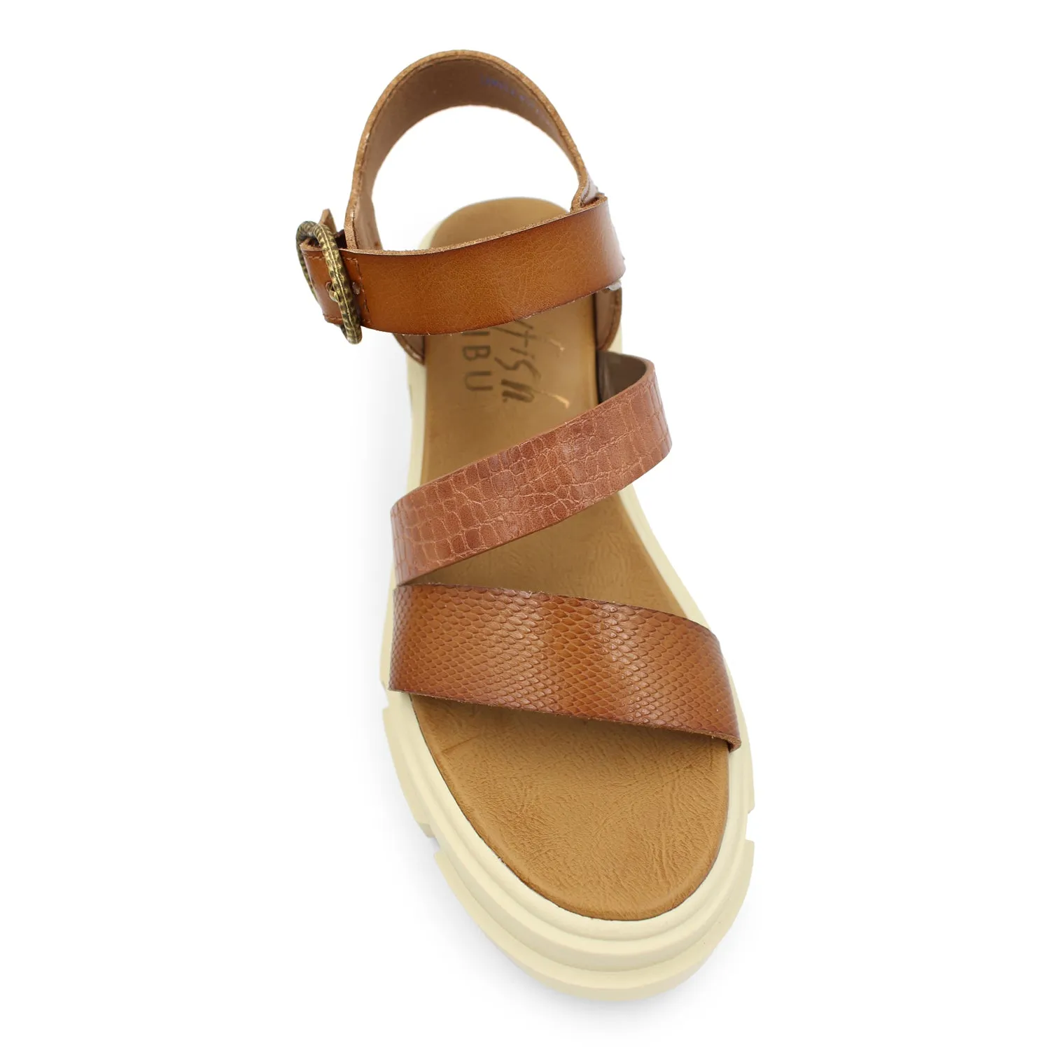 'Blowfish Malibu' Women's Capetown Sandal - Wood Dile / Dyecut / Amazon Rawhide