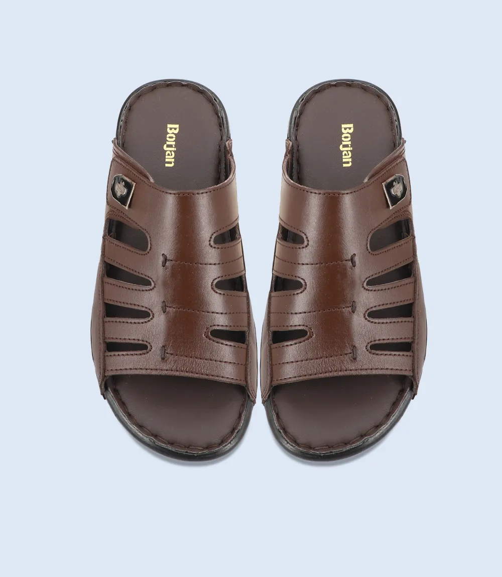 BM5667-COFFEE-Men Slipper