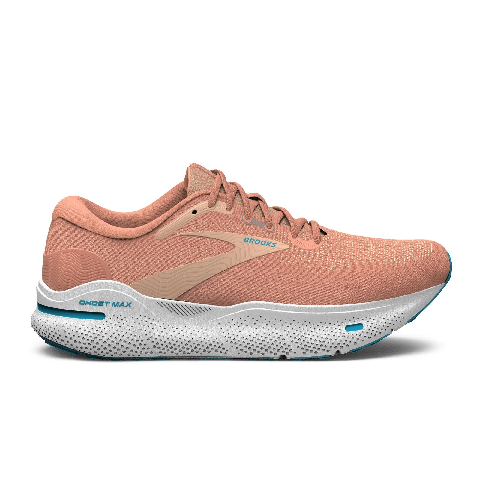 Brooks Ghost Max (Women) - Papaya/Apricot/Blue