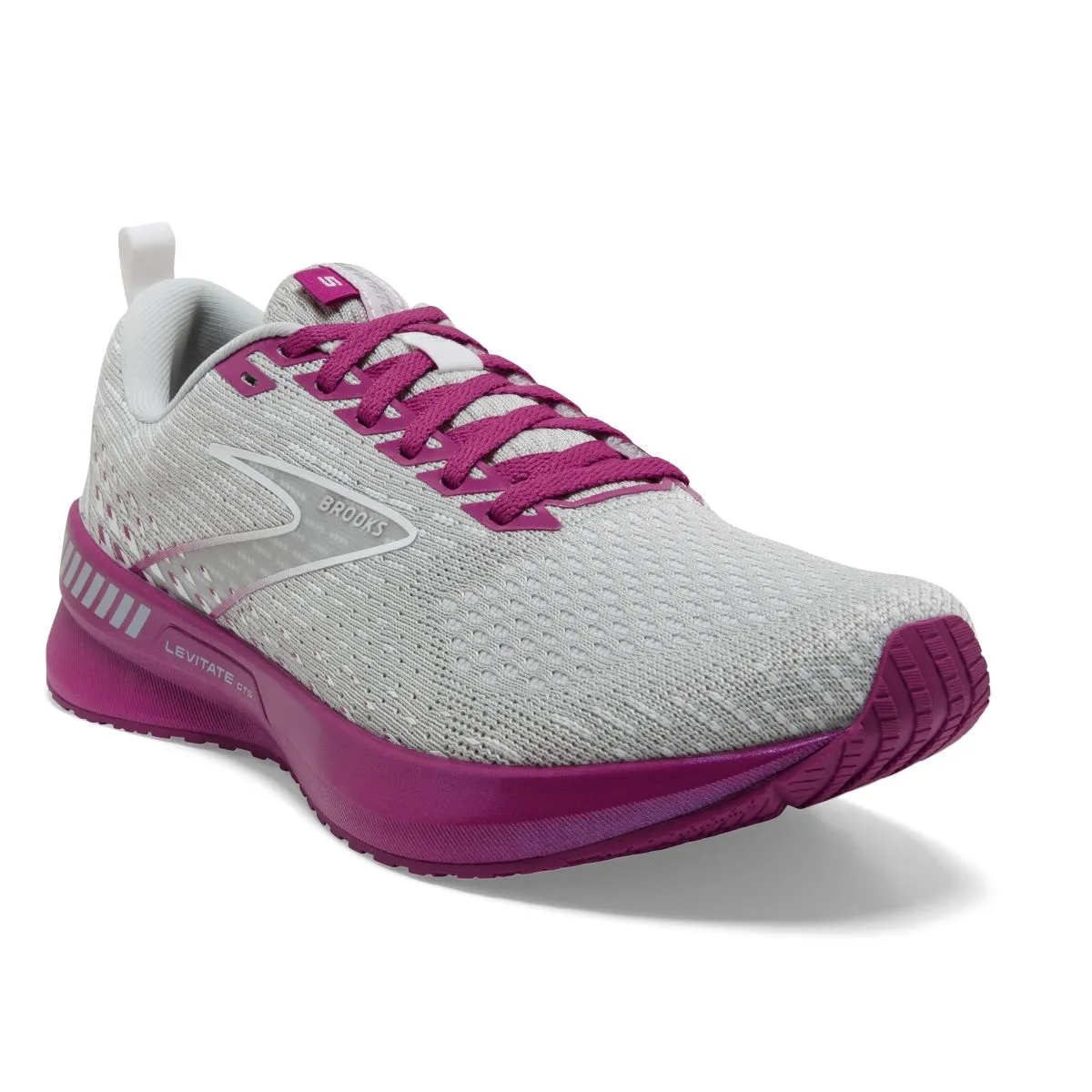 'Brooks' Women's Levitate GTS 5 - Grey / Lavender / Baton Rouge