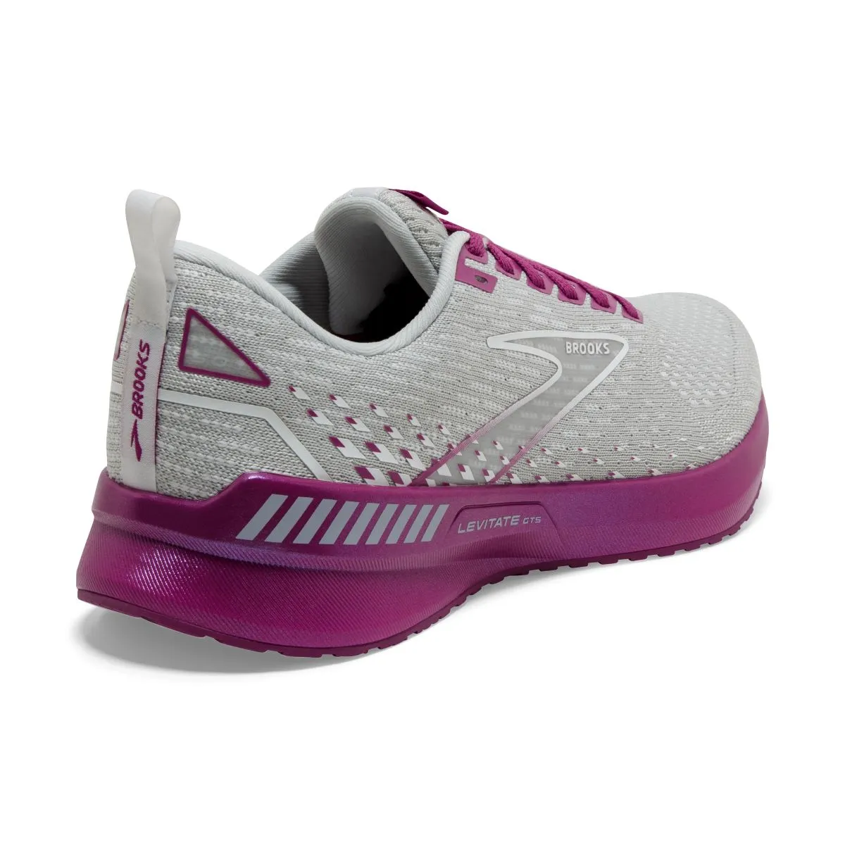 'Brooks' Women's Levitate GTS 5 - Grey / Lavender / Baton Rouge