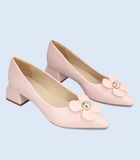 BW8629-TEA PINK-Women Casual Court Shoes