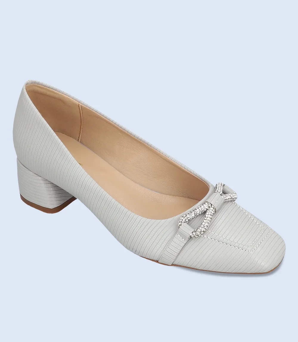 BW8641-GREY-Women Casual Court Shoes