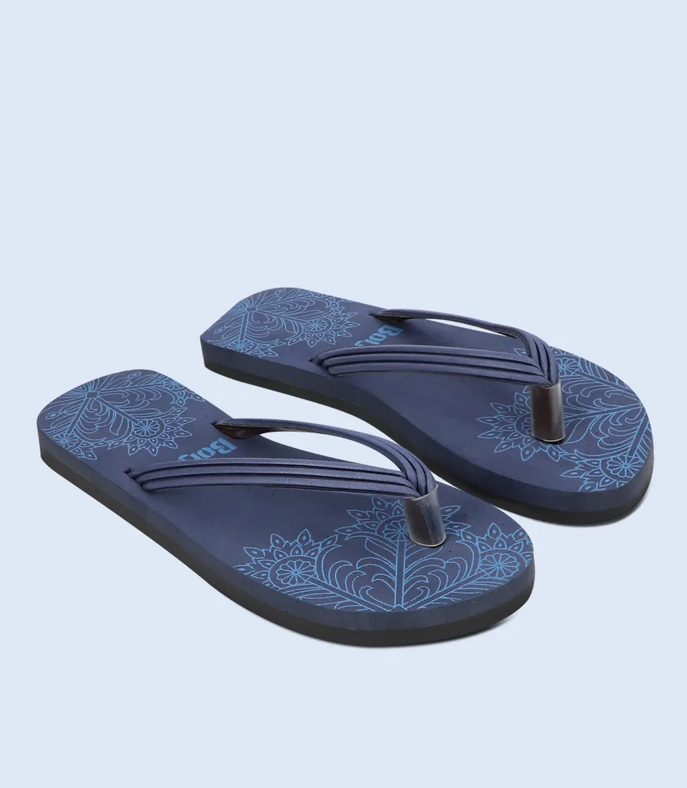 BW9277-NAVY-Women Flipflop