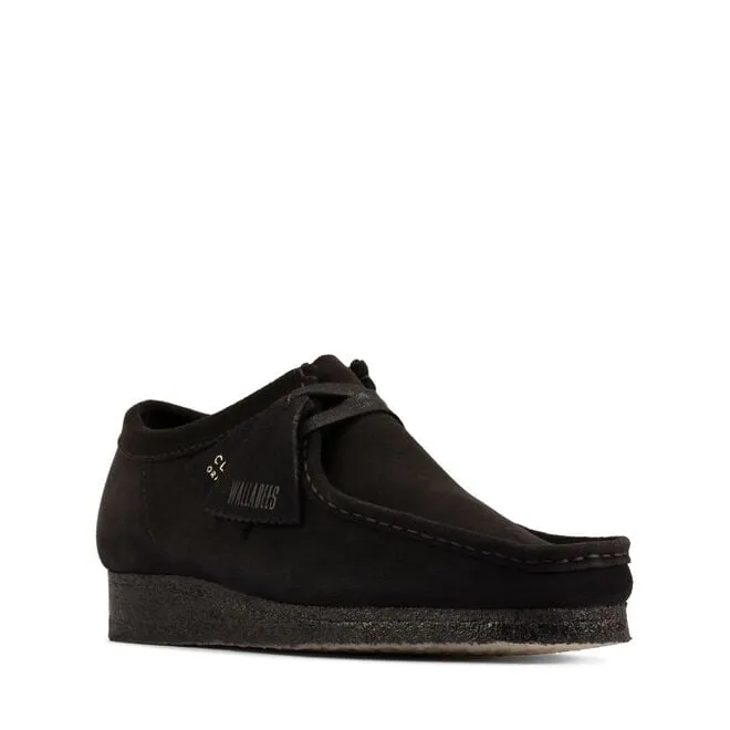 Clarks Wallabee women black