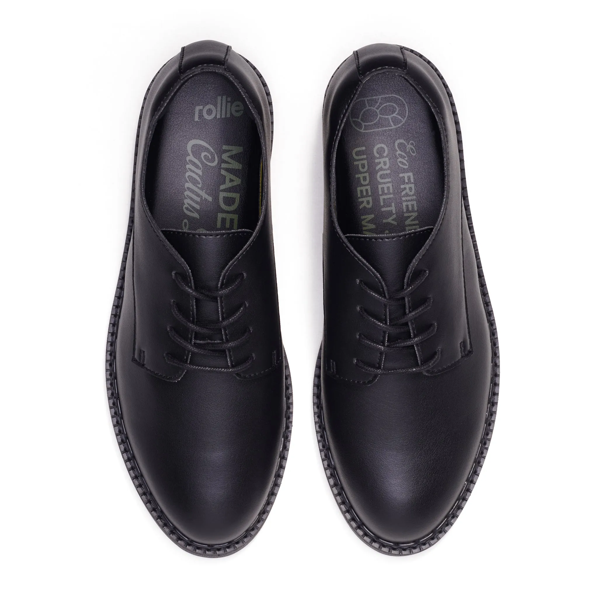 Derby Rise Cactus Leather Black