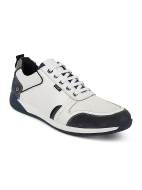 Ezok Men White Sneaker Casual Shoes