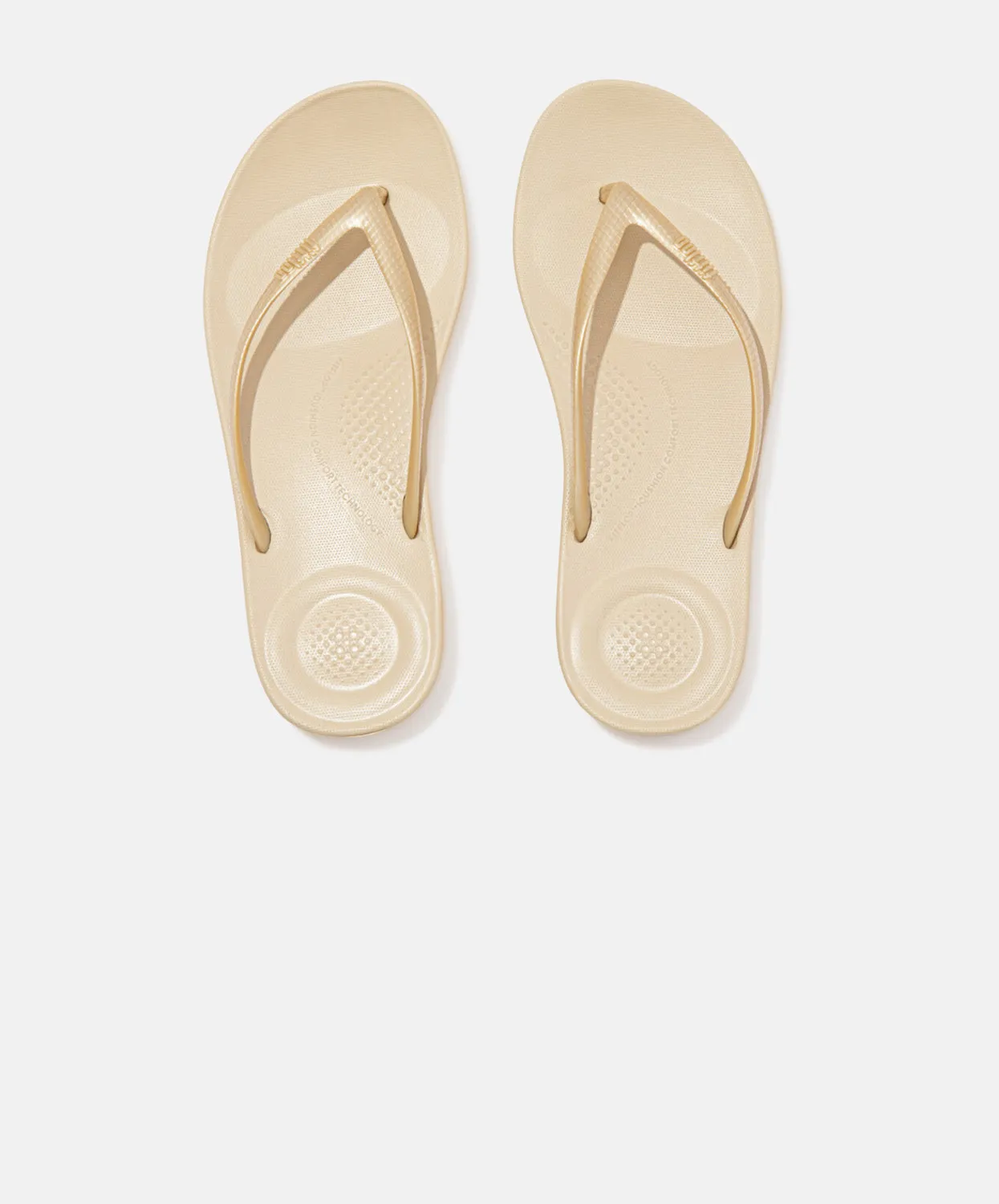 FitFlop iQushion Ergonomic Thongs Gold