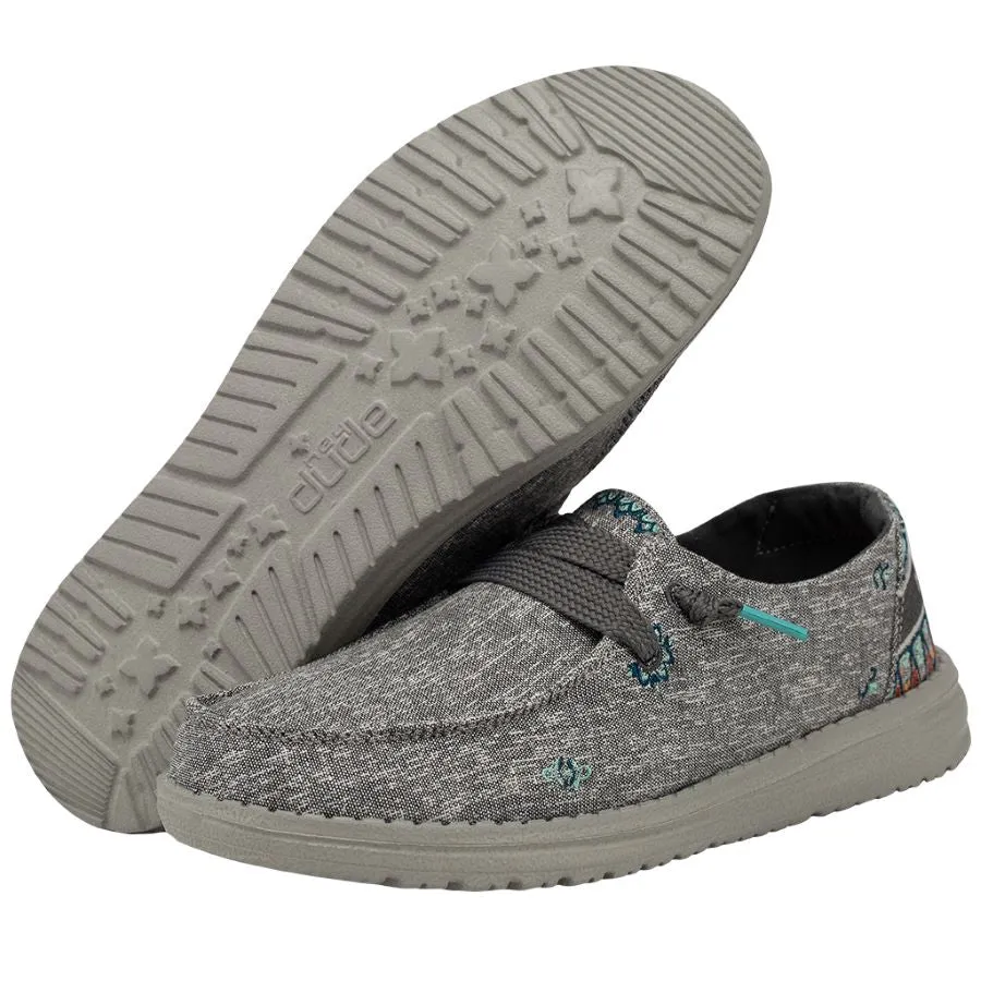 'Hey Dude' Women's Wendy Flora - Tulip Grey