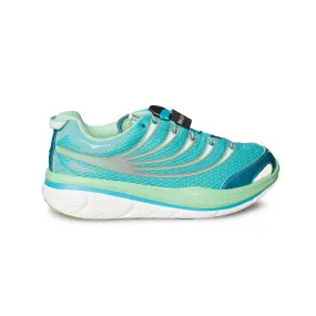 Hoka One One Stinson Trail Aqua / Green / White Running Shoes - Men's