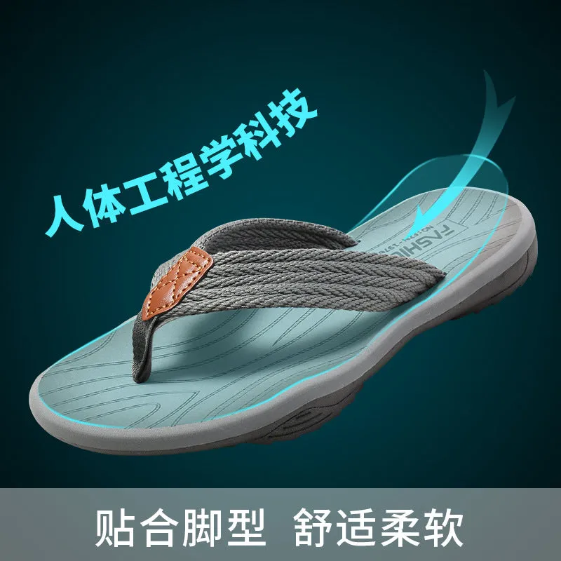 INSTOCK-Men's EVA flip-flops for outdoor sandals rubber sole