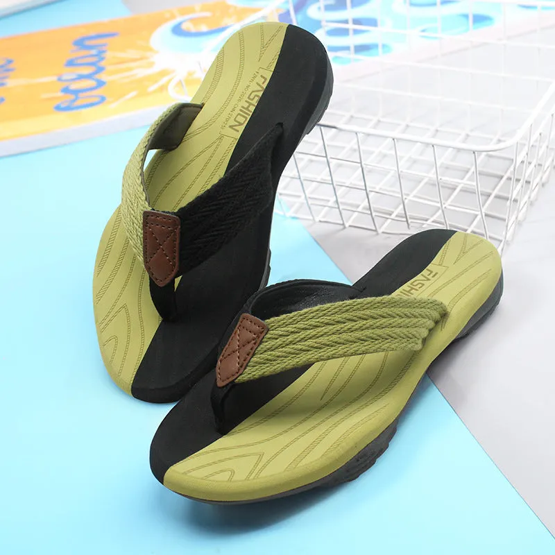 INSTOCK-Men's EVA flip-flops for outdoor sandals rubber sole