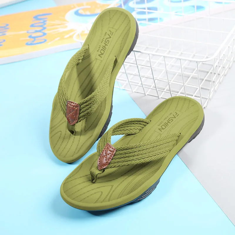 INSTOCK-Men's EVA flip-flops for outdoor sandals rubber sole