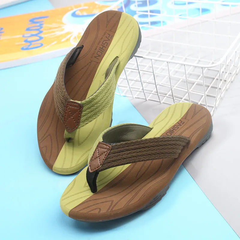 INSTOCK-Men's EVA flip-flops for outdoor sandals rubber sole