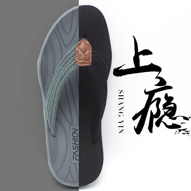 INSTOCK-Men's EVA flip-flops for outdoor sandals rubber sole