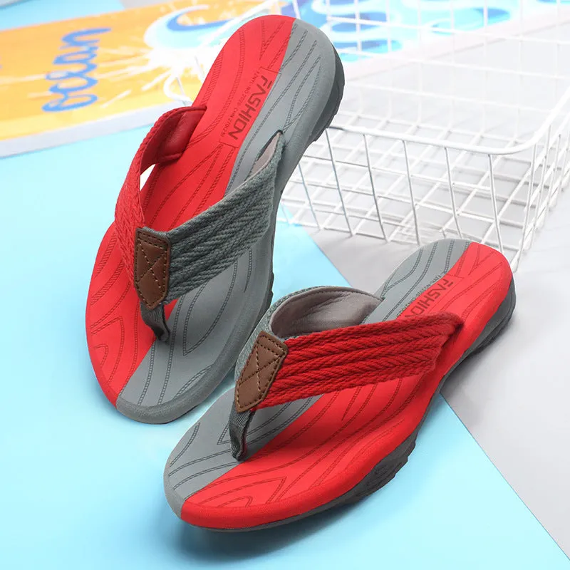 INSTOCK-Men's EVA flip-flops for outdoor sandals rubber sole