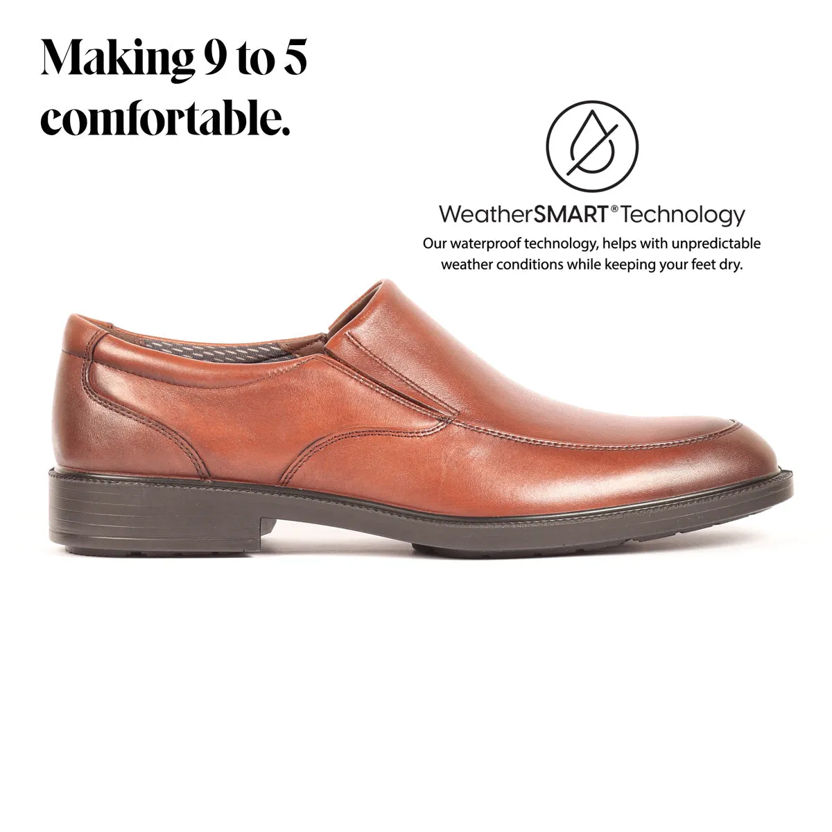 Irving Banker -Waterproof Formal Slip-Ons