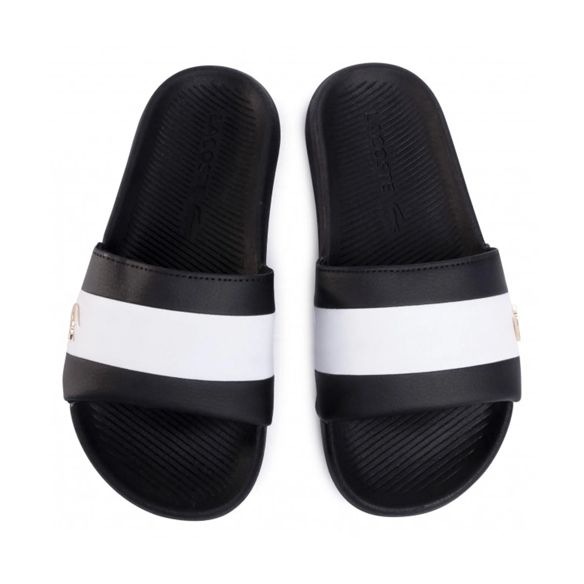 Lacoste Croco Slide 120 3 Womens Black Sliders