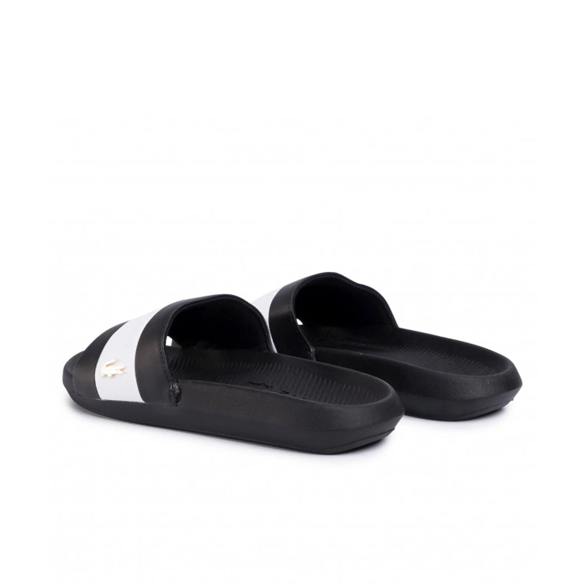 Lacoste Croco Slide 120 3 Womens Black Sliders