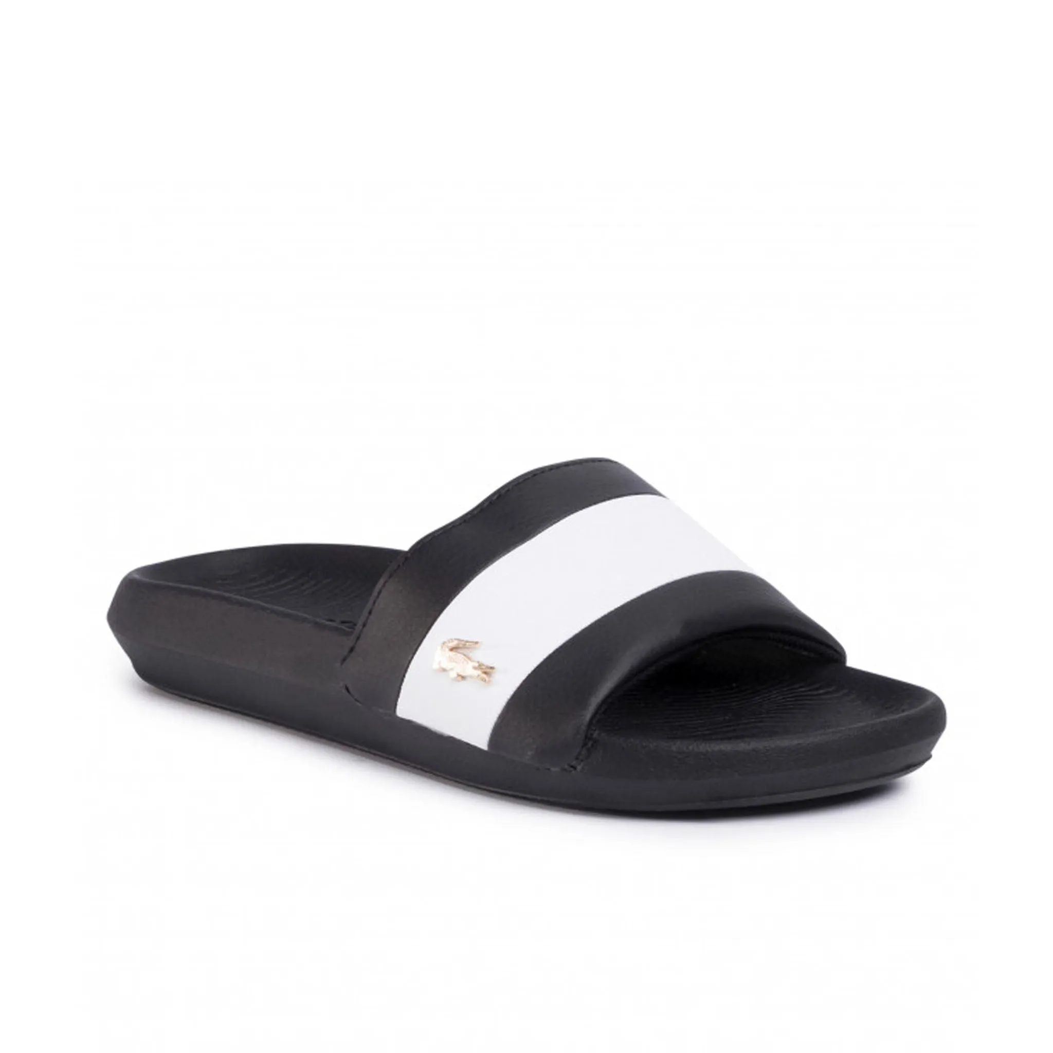 Lacoste Croco Slide 120 3 Womens Black Sliders