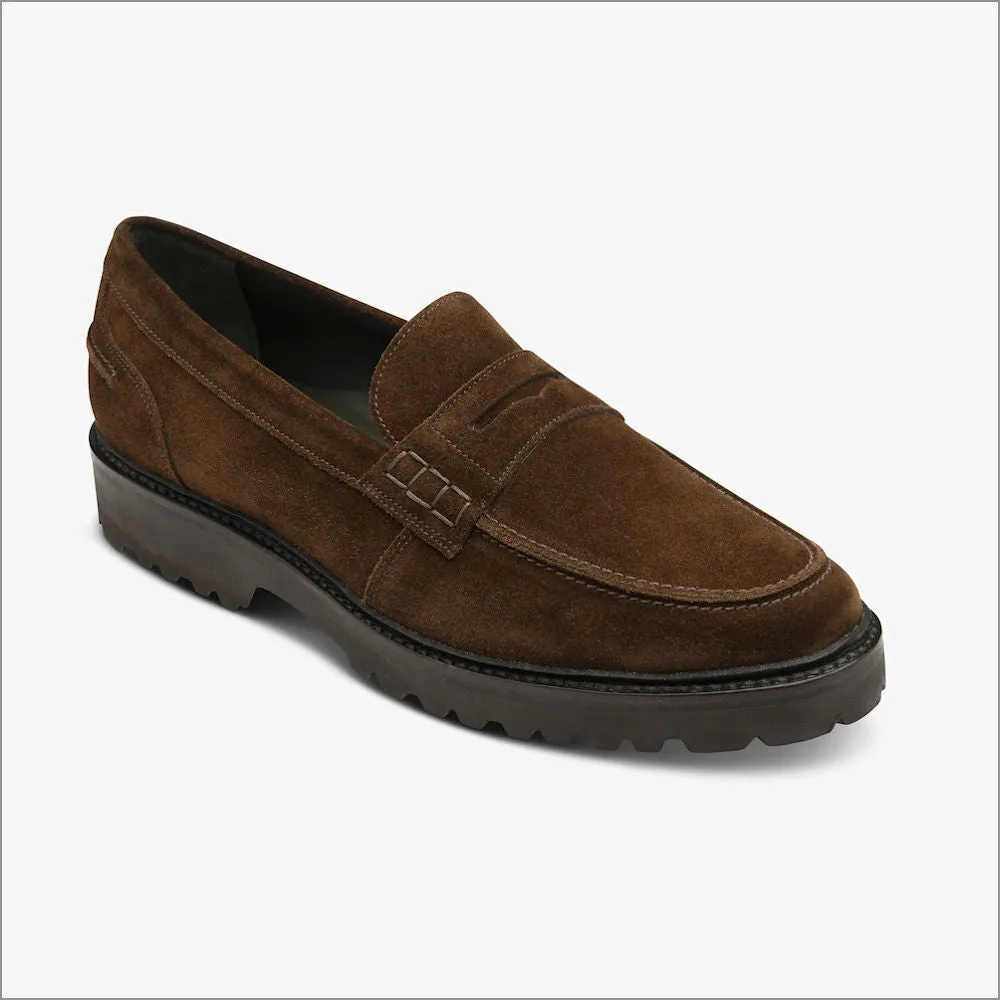 Loake Crux Brown Suede Premium Loafer*