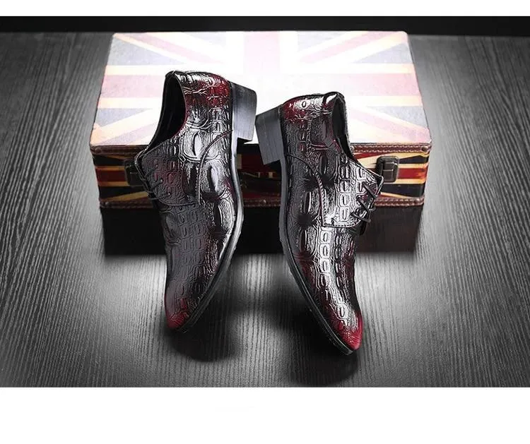 Men Crocodile Leather Shoes