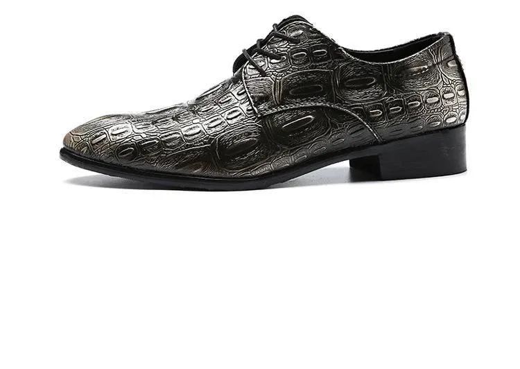 Men Crocodile Leather Shoes