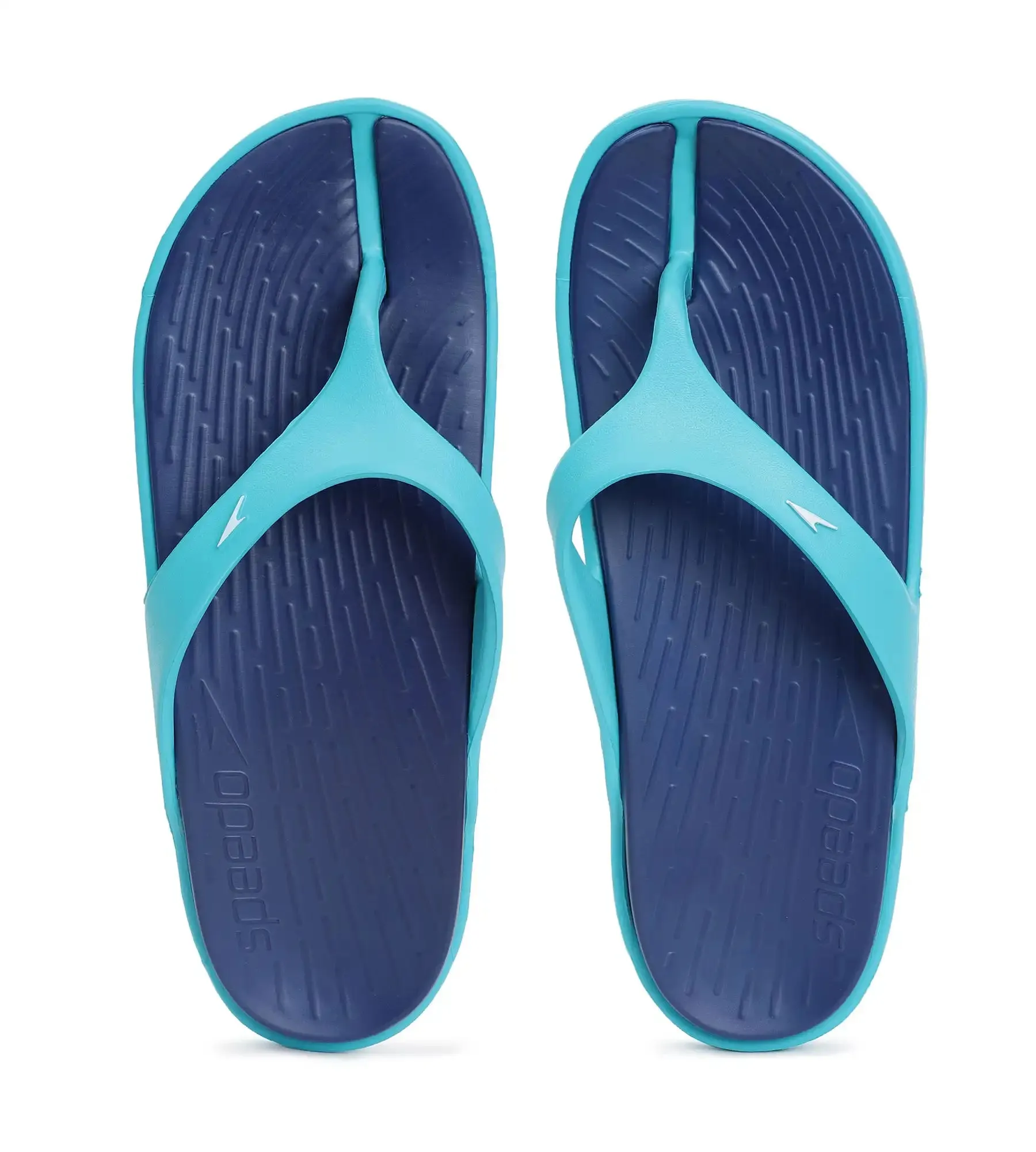 Men's Dual Colour Flip Flops -  Ammonite & Aquarium