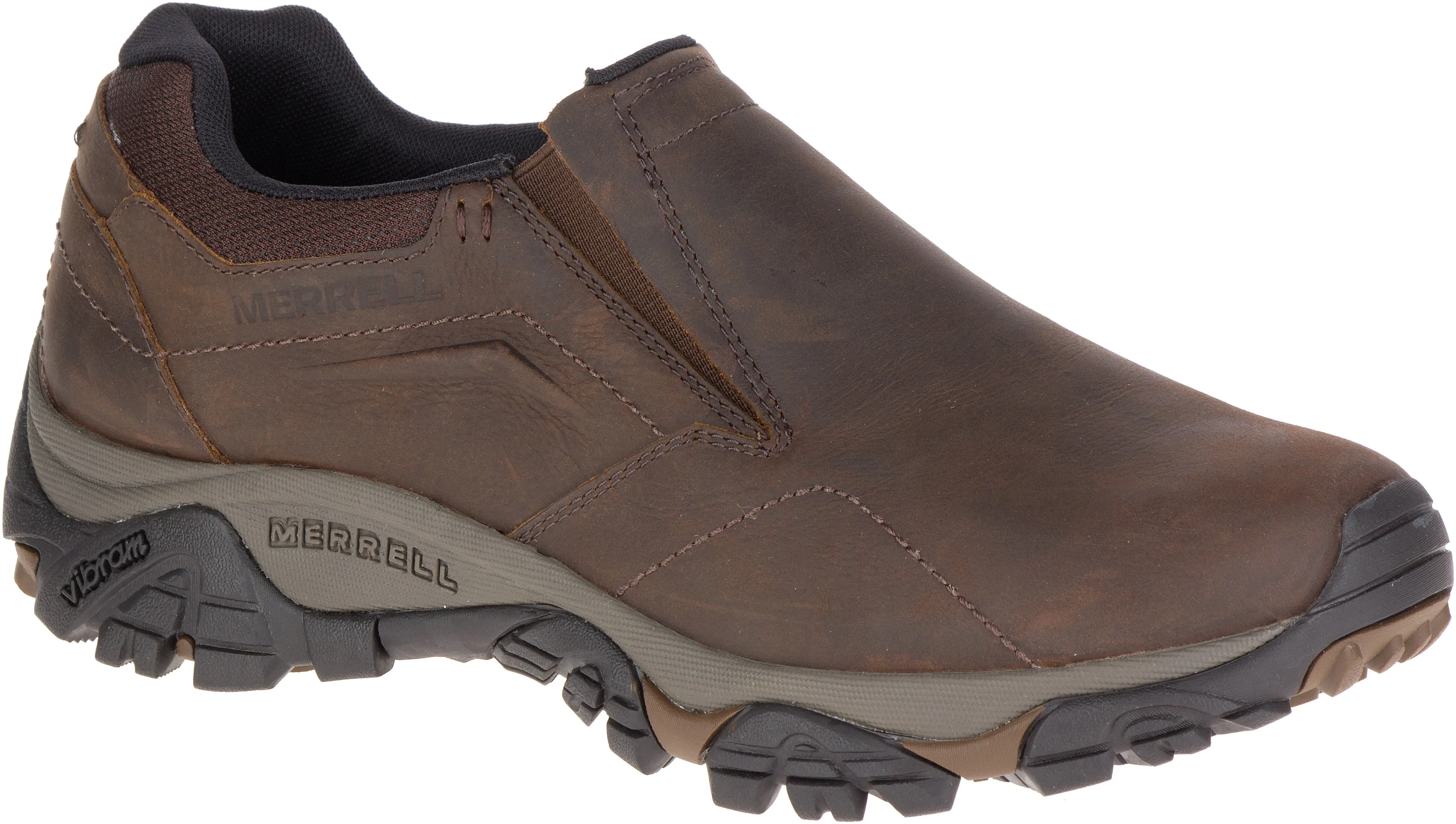 'Merrell' Men's Moab Adventure Moc - Dark Earth / Brown (Wide)