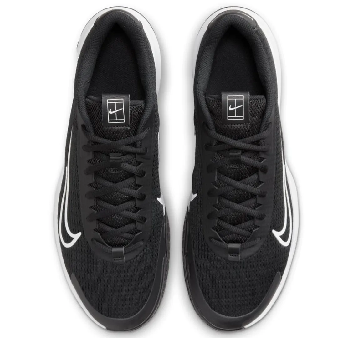 Nike Court Vapor Lite 2 Men's Hard Court Tennis Shoes - Black/White