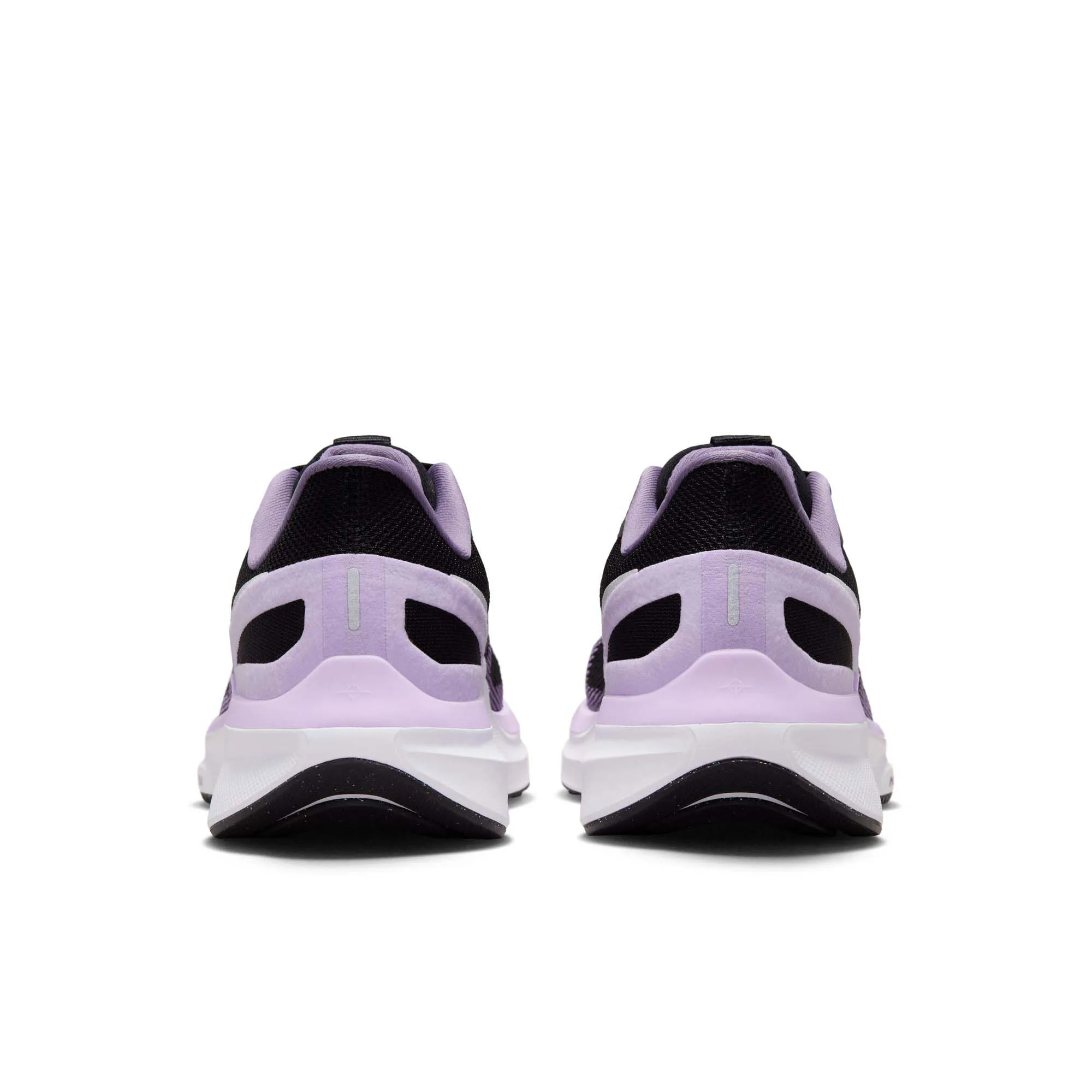 Nike | Women's Structure 25 Road Running Shoes - Black/White-Daybreak-Lilac Bloom