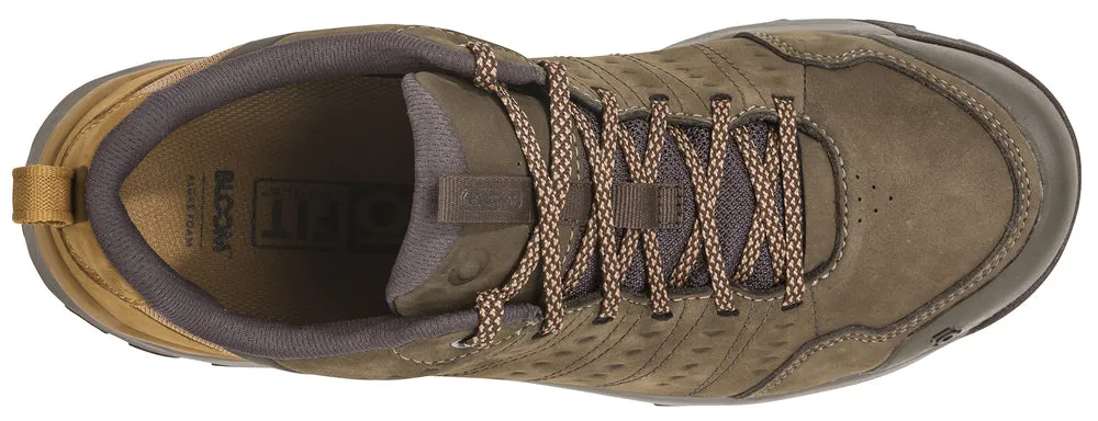 'Oboz' Men's Sypes Leather WP Low Hiker - Wood