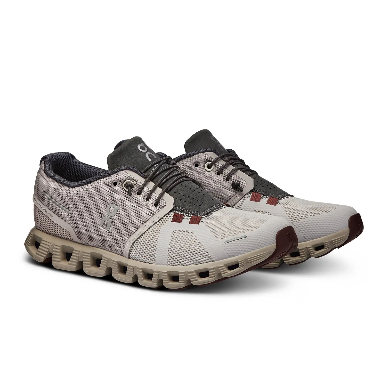 On Running Cloud 5 Running Shoe (Women) - Pearl/Frost