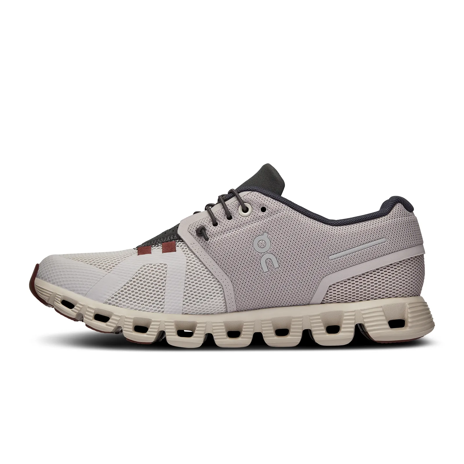 On Running Cloud 5 Running Shoe (Women) - Pearl/Frost