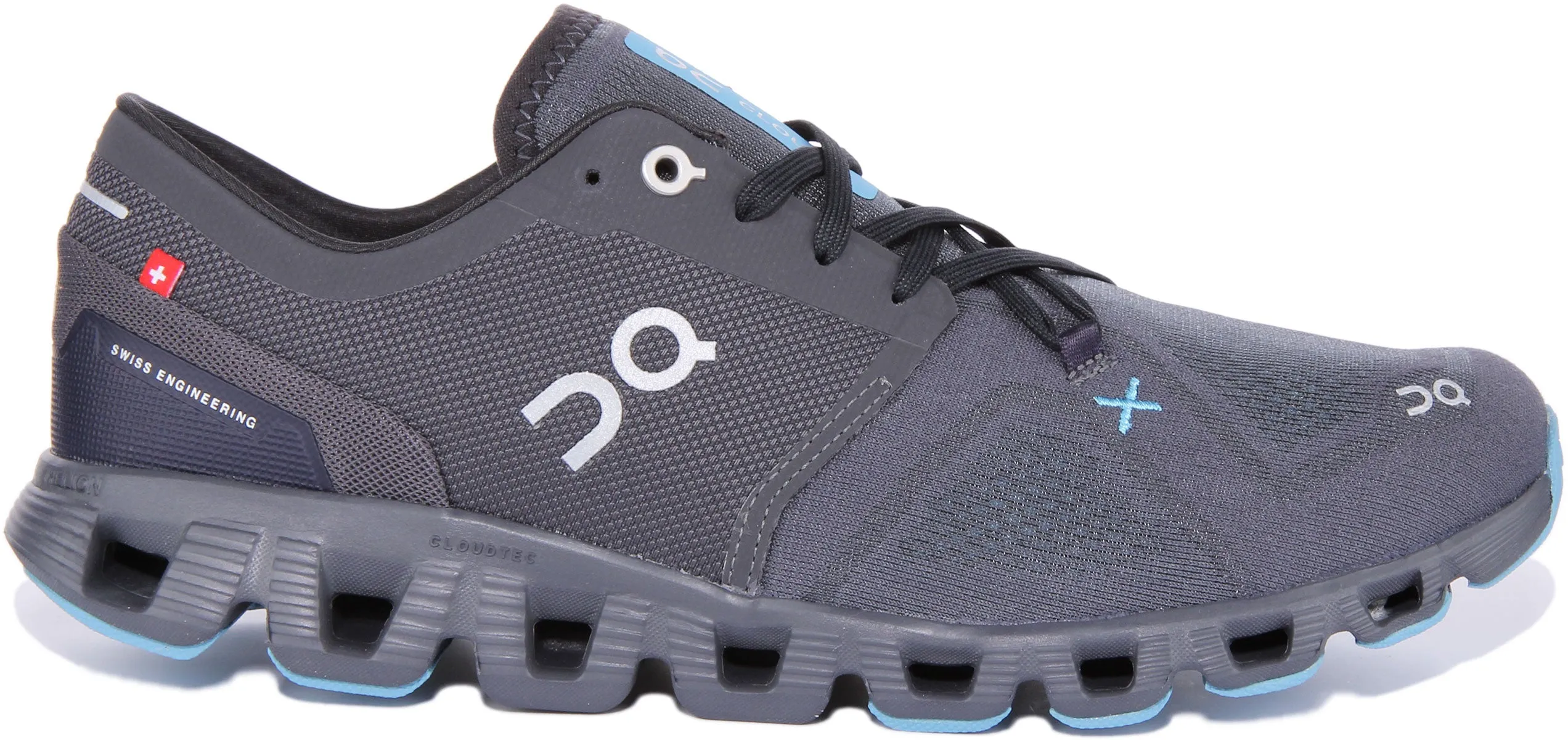 On Running Cloud X 3 In Grey Blue For Men