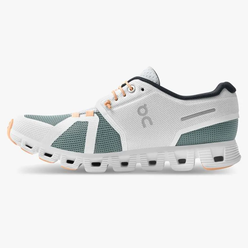 'On Running' Women's Cloud 5 Push - White / Cobble