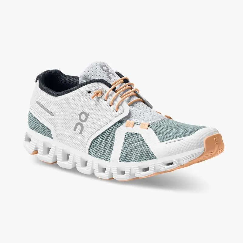 'On Running' Women's Cloud 5 Push - White / Cobble